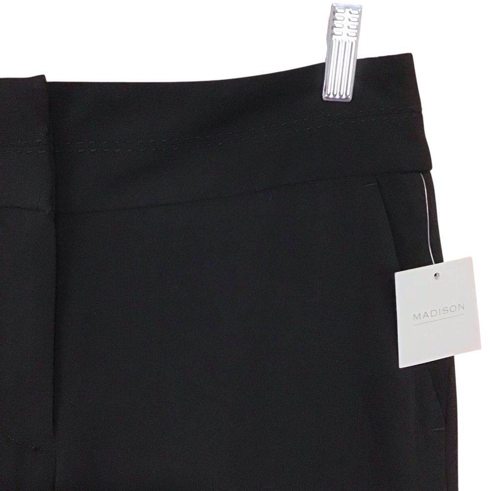 Madison 4 Average Women's Black Career Dress Slacks Pants Nwt — image 2 of 8